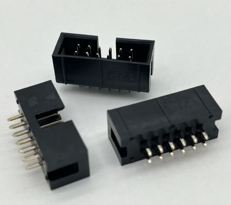 2.54mm直線ボックスヘッダーコネクタ 12ピンIDCボックスヘッダー2x6p