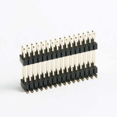 2 - 80ピン 板から板へのコネクタ SMTPCB ダブル プラスチック 男性 ヘッダー コネクタ 2.54mm