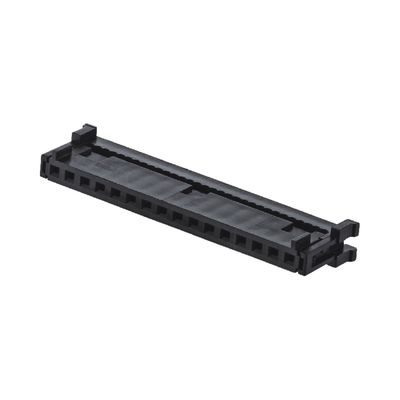 8ピン - 24ピン 単列IDCコネクタ 2.54mm ピッチ 黒 女性FCソケット