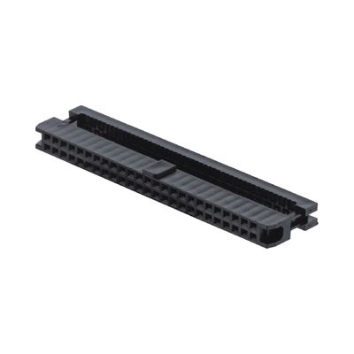 8ピン - 24ピン 単列IDCコネクタ 2.54mm ピッチ 黒 女性FCソケット