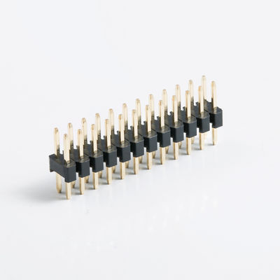2列のボードとボードの接続器 2.54mm ピッチ 2ピン 20ピン 80ピン 直線 PCB