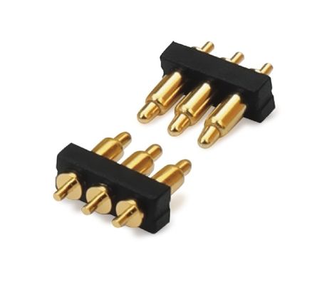 スプリングピンコネクタ用の2.54mmDipタイプ3ピンH1.5mmポゴピンコネクタ