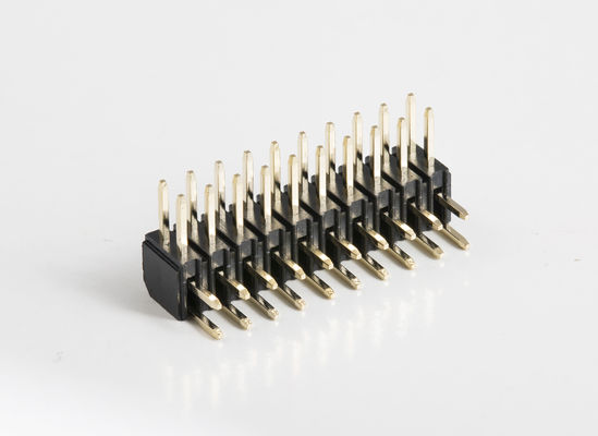 2.0mmピッチ H2.0mm 単列ピンヘッダーコネクタ 1 - 40ピン 右角ディップ