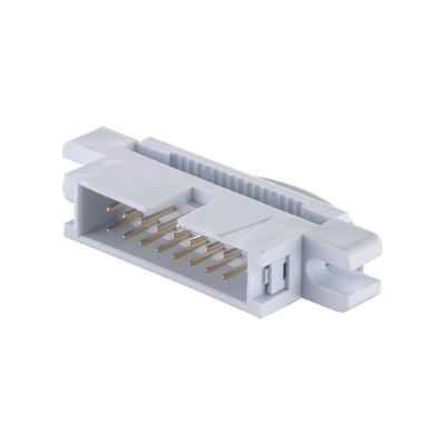 金製チンの塗装 2.54mm ボックスヘッダー PBT Brass 6P - 64P IDC Board To Wire Connector ロープの接続器