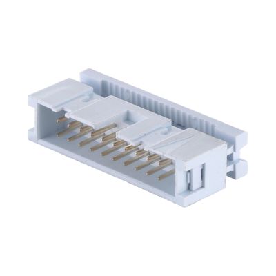 金製チンの塗装 2.54mm ボックスヘッダー PBT Brass 6P - 64P IDC Board To Wire Connector ロープの接続器