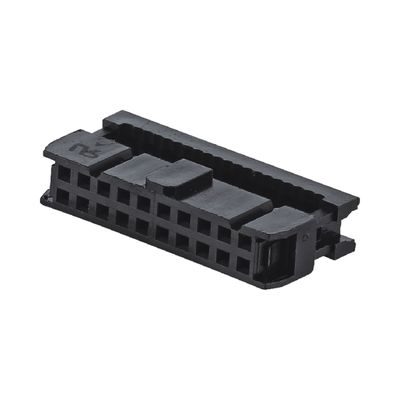 2.0mmピッチIDC PCBコネクタ 6 - 64ピン 黒 女性ソケット フラットケーブルFCソケット