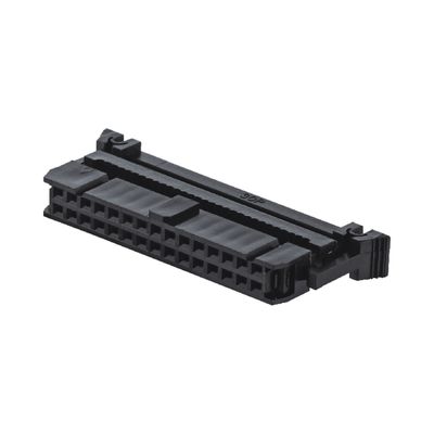 2.0mmピッチIDC PCBコネクタ 6 - 64ピン 黒 女性ソケット フラットケーブルFCソケット