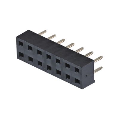 2.0mm H4.3 4.6mm 女性ピンヘッダーコネクタ 右角 90度 2x2 2x40ピン