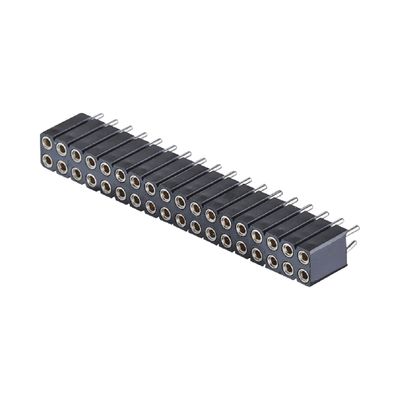 PCBコネクタ 機械製 女性ヘッダー 2.54mm H7.0mm 右角 双列 2-80Pin