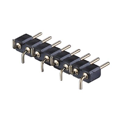 金属塗装加工ピンヘッダー 2.54mm SMT SMD 双列右角PCBコネクタ