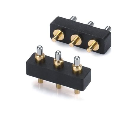 1.27mm ポゴピンコネクタ h1.5mm L8.0 ディープタイプ ゴールドプレート 青銅コネクタ 10ピン