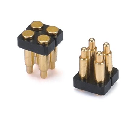 1.27mm ポゴピンコネクタ h1.5mm L8.0 ディープタイプ ゴールドプレート 青銅コネクタ 10ピン