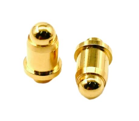 1A ゴールドプラチング 3-10u ブラス ポゴピン スプリング 積載 高さ 2.5mm ピン コンタクトディップ