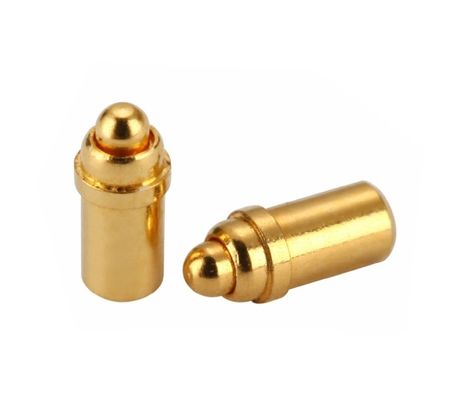 1A ゴールドプラチング 3-10u ブラス ポゴピン スプリング 積載 高さ 2.5mm ピン コンタクトディップ