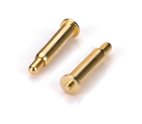 青銅 金塗装 ポゴピン接続器 春力 双頭 H6.0mm Smdタイプ