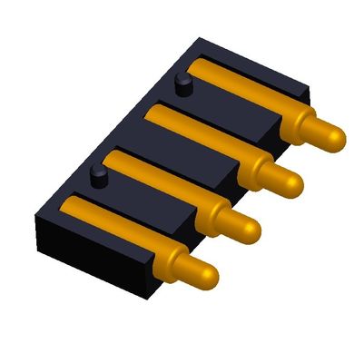 2.54mm H2.5 2x7Pin ポゴピンのコネクタ 青銅のスプリングロードされた電子ストレートディップPCB