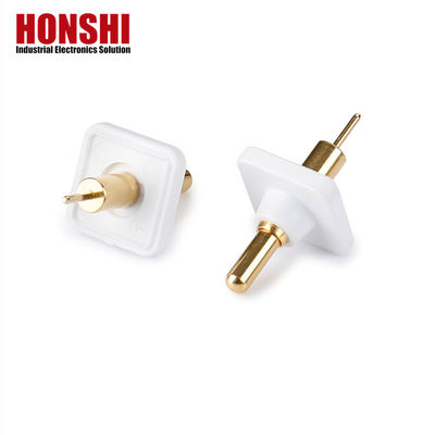 PCB対応 カスタム 1Pin Through Hole スプリングロードされたPOGOピンコネクタ