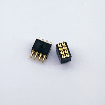 カスタム1.27mmピッチ 8Pin スプリングロードPOGOピンコネクタ