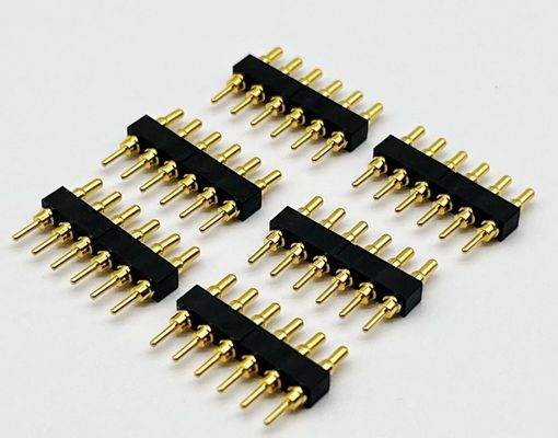 カスタム1.27mmピッチ 8Pin スプリングロードPOGOピンコネクタ