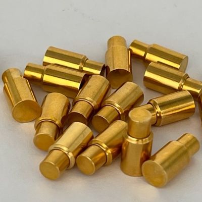 6.0mm C6801 ブラス ポゴピン SMTコネクタ 溶接タイプ 金属 オーダーメイド