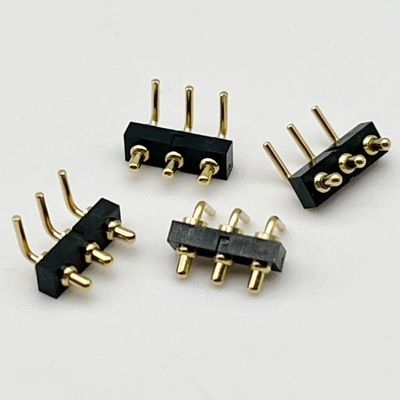スプリングピンコネクタ用の2.54mmDipタイプ3ピンH1.5mmポゴピンコネクタ