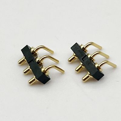 スプリングピンコネクタ用の2.54mmDipタイプ3ピンH1.5mmポゴピンコネクタ