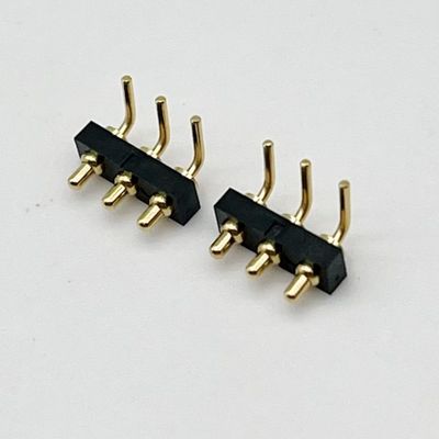 スプリングピンコネクタ用の2.54mmDipタイプ3ピンH1.5mmポゴピンコネクタ