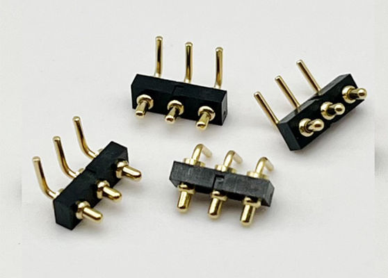 スプリングピンコネクタ用の2.54mmDipタイプ3ピンH1.5mmポゴピンコネクタ
