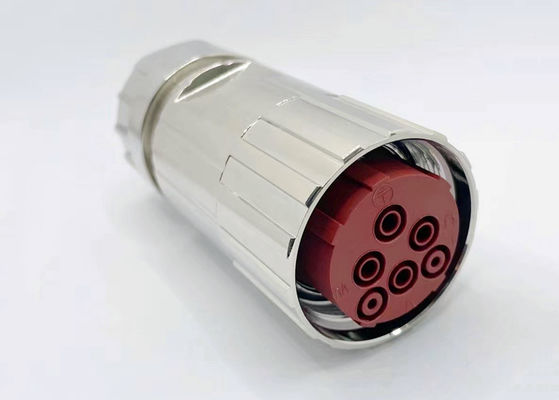 円形M40電源コネクタ 6ピン サーボエンコーダー 女性 ストック