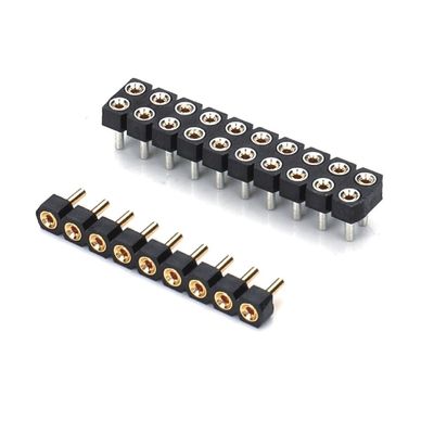 2.0mm 男性丸ピンヘッダー 双列PCBコネクタ 機械化されたピンヘッダー