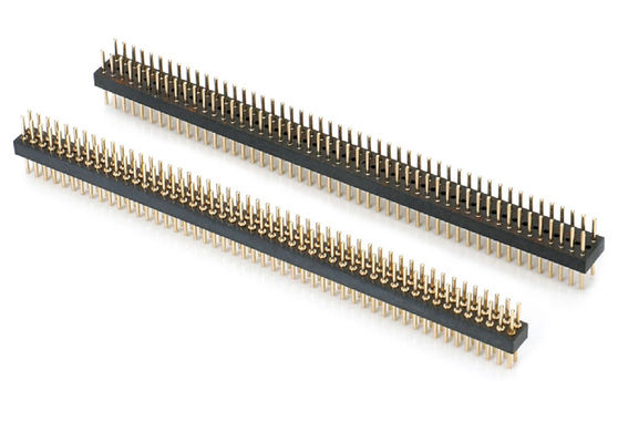 1.27mm 2.0mm 2.54mm 丸ピンヘッダー PCBコネクタ 機械化されたピンヘッダー SMTタイプ