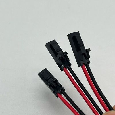 モレックス 2.54mm 2P 女性接続器 M4 丸型端末 ワイヤーケーブル UL1007 22AWGケーブル
