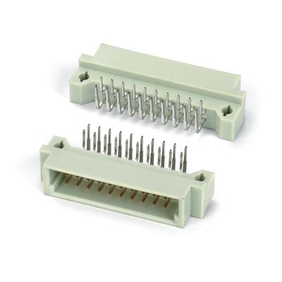 DIN 41612 コンネクタ 2列 10ピン 女性ピン 直径 2x5 穴を通る ピッチ 2.54mm DIP