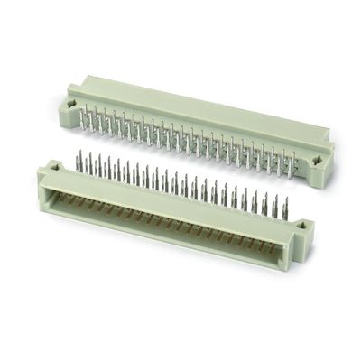 DIN 41612 コンネクタ 2列 10ピン 女性ピン 直径 2x5 穴を通る ピッチ 2.54mm DIP