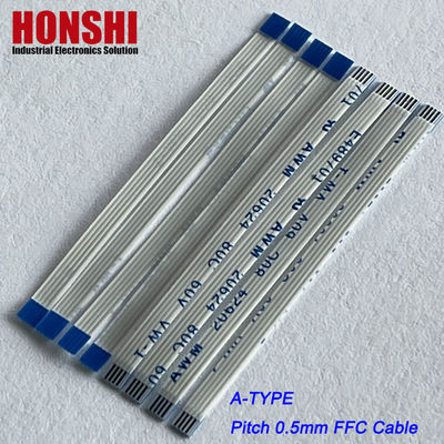 平らな柔軟なケーブルワイヤリングハーネス 0.5MM ピッチ 4P-68P リバース 60/100/150/200MM FFCケーブル
