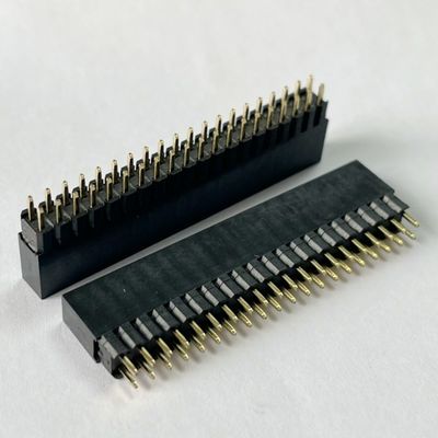 2.54mm ピッチ 双列 H8.5mm 板から板へのコネクタ 女性ピンヘッダーコネクタ