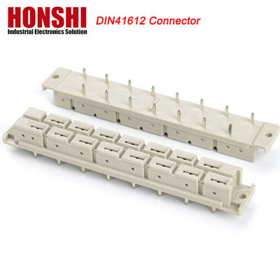 5.08mm DIN 41612 コンネクタ 2列 15P 女性 パワータイプ PCB 垂直 女性 7+8 P 15Pin