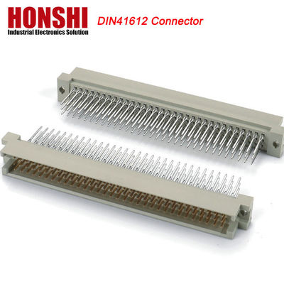 5.08mm DIN 41612 コンネクタ 2列 15P 女性 パワータイプ PCB 垂直 女性 7+8 P 15Pin