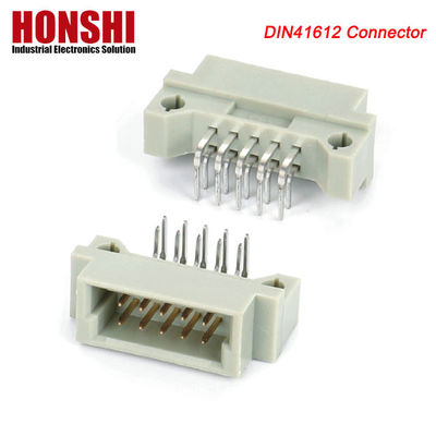 PCB 男性プレスピン DIN 41612 コネクタ,21ピン直線3列 PCBユーロカードコネクタ
