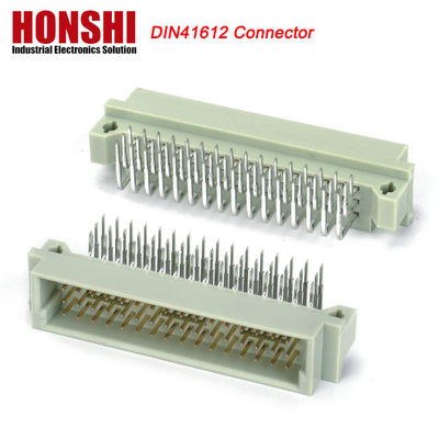 Euro Din 41612 コンネクタ 3列 プラグヘッダ 男性 ユーロカード コンネクタ 48ピン 右角