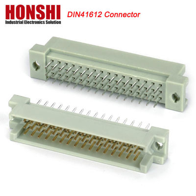 Euro Din 41612 コンネクタ 3列 プラグヘッダ 男性 ユーロカード コンネクタ 48ピン 右角