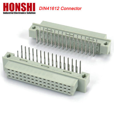 Euro Din 41612 コンネクタ 3列 プラグヘッダ 男性 ユーロカード コンネクタ 48ピン 右角
