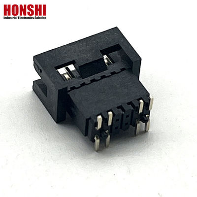 1.27mm ピッチ H5.7mm SMT 青銅 金色 男性 ボックスヘッダ PCBコネクタ