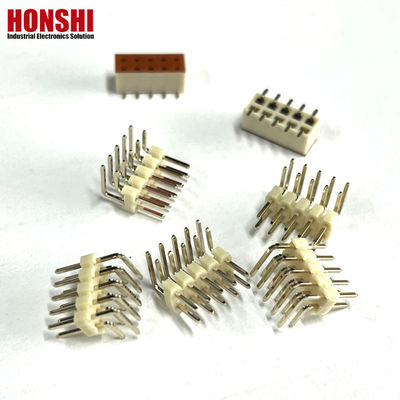 2.54mmピンヘッダー 双列 4 6 10 20 40P 男性ヘッダー接続器 PCBピンストライプ 白色オプション