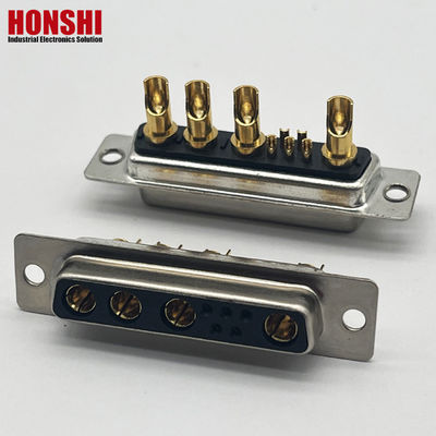 D-SUB 9W4 女性 金ピン 溶接ワイヤ タイプ接続器 10A 20A 30A 40A