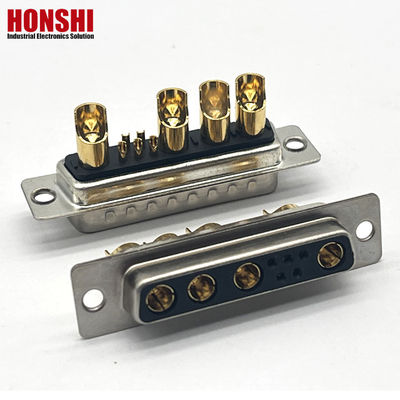 D-SUB 9W4 女性 金ピン 溶接ワイヤ タイプ接続器 10A 20A 30A 40A