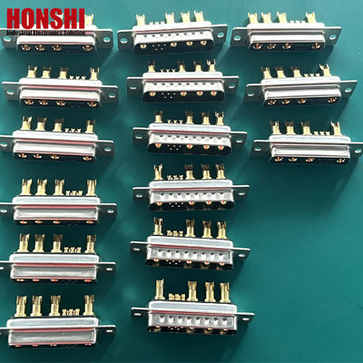 9w4 溶接線 通信 D サブコネクタ ゴールドコーティング 男性混合高電流 5+4 コア