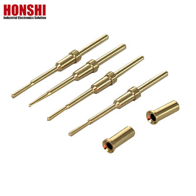 2.32mm 円形コネクタ クリップコンタクト 女性 青銅ピン 金属コーネクタピン