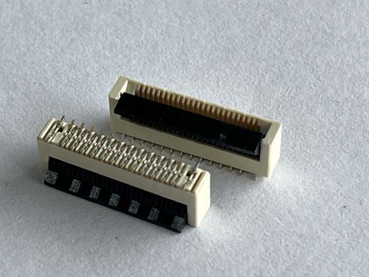 Fpcコネクタ バックフリップ ボトムコンタクトzif smdタイプfpc ffcソケットコネクタ 0.5ピッチ