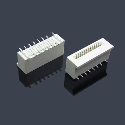 1.25mm FFC/FPC Cable Zif Socket Connector Side Contact With Lock 8 10 18 30 Pin Right Angle Type